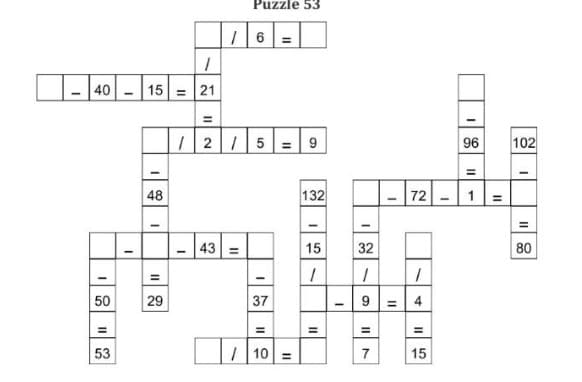 CrossMath Math Puzzles for Kids | Fun Logic Games That Build Math Skills gallery image