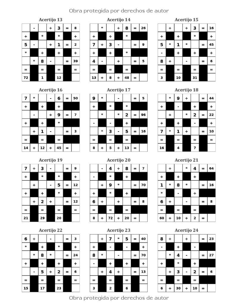 Crucigramas Matemáticos para Niños de 8 a 12 Años: 1000 divertidos acertijos de lógica matemática para desarrollar habilidades preview